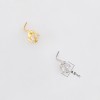 CELESTIAL HEART PLANET 316L SURGICAL STEEL L-SHAPE NOSE RING CELESTIAL HEART PLANET 316L SURGICAL STEEL L-SHAPE NOSE RING